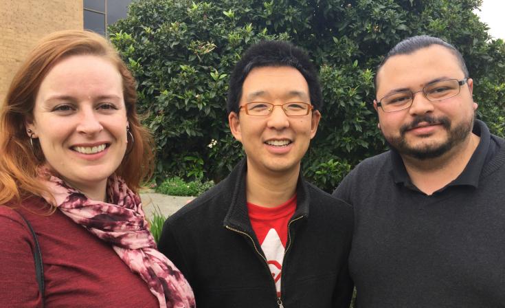 CALD Ministry team members Kemeri Liévano and Sam Chan, pictured here with Esteban Liévano, will be two of the four presenters at the Building Bridges of Understanding training course.